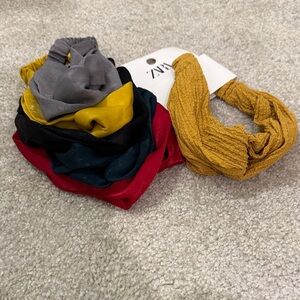 Zara Multicolor Hair Scrunchies Set